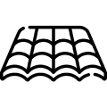 Black and white illustration of a rose.