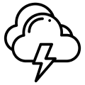 Black and white line art of person.